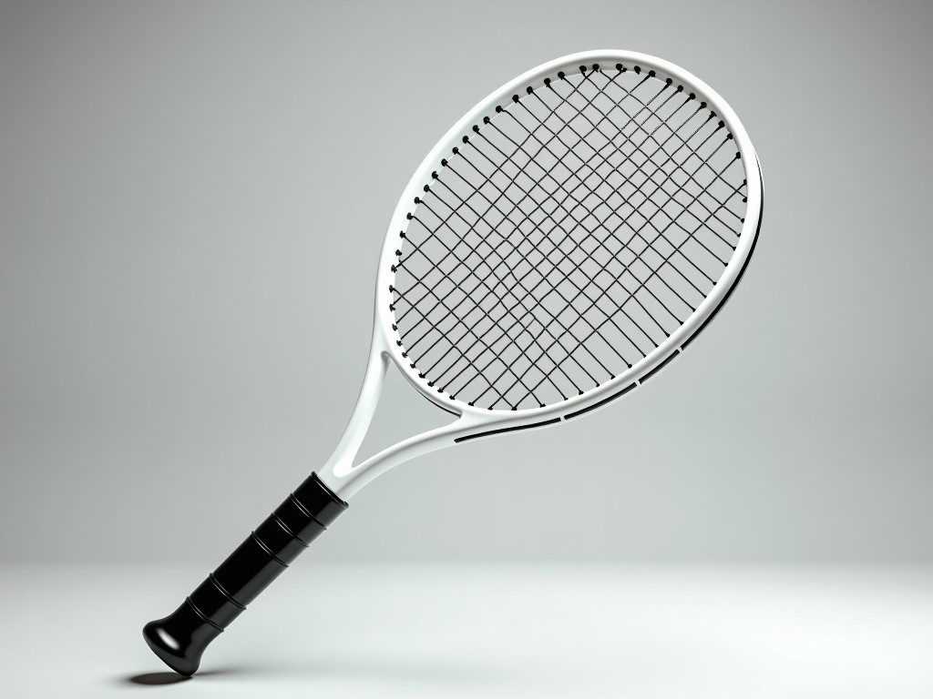 custom all white adult tennis racket Company