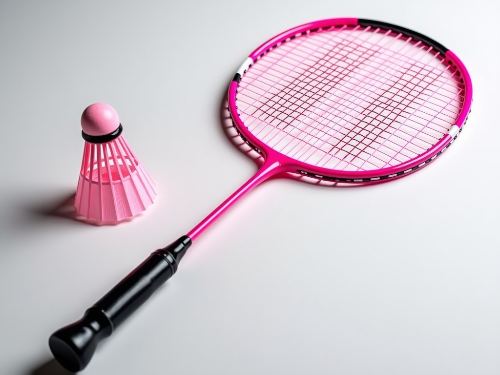 Custom Pink Badminton Racket Manufacturer