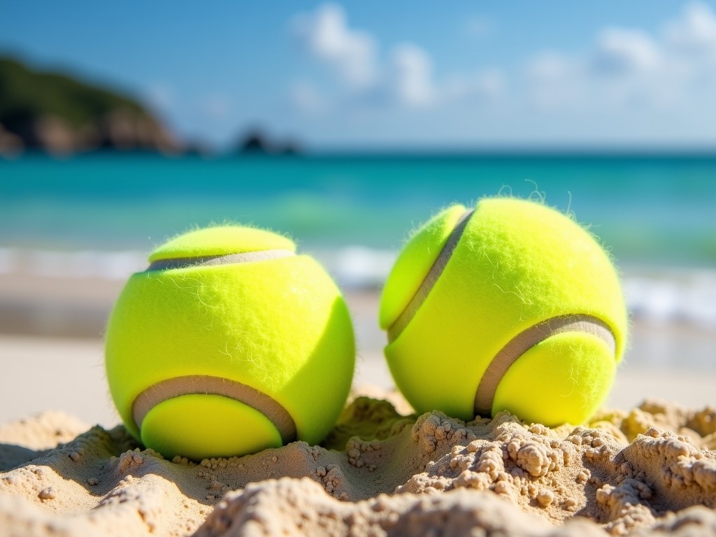 Custom Quicksand Beach Tennis Ball Factory