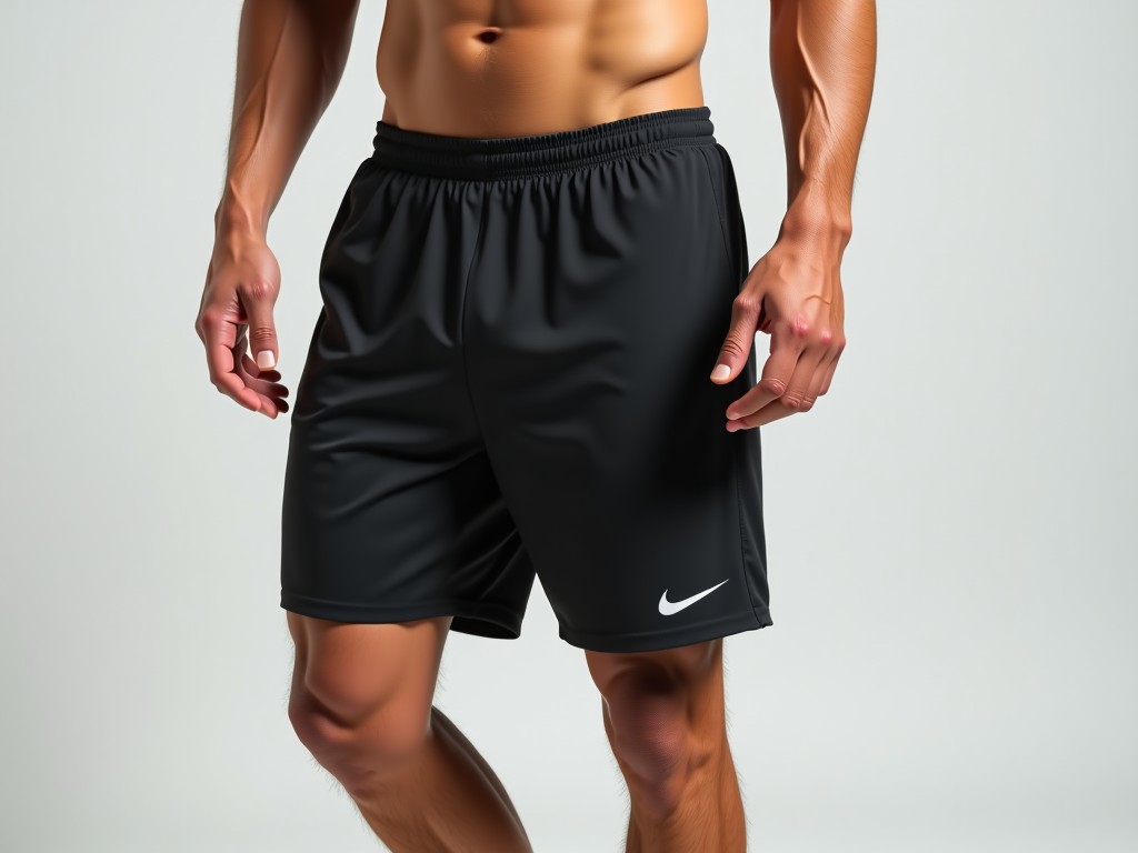 Discount Men Double Layer Running Shorts Sportswear Made In China